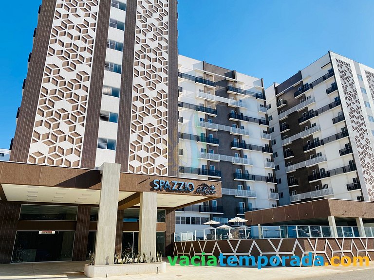 Spazzio diRoma Apto 424 c Varanda e Acesso Acqua Park