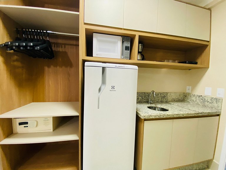 Spazzio diRoma Apto 424 c varanda e acesso ao Acqua Park