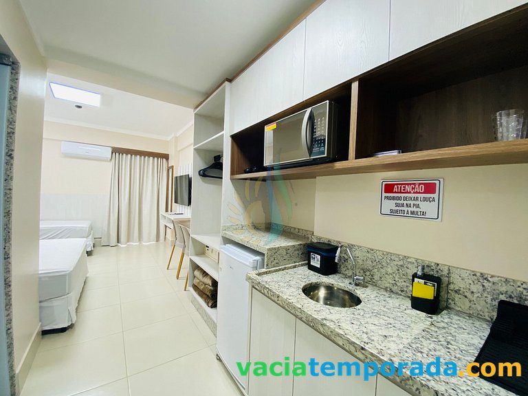 Spazzio diRoma Apto220 Vista para Piscina e acesso park diro