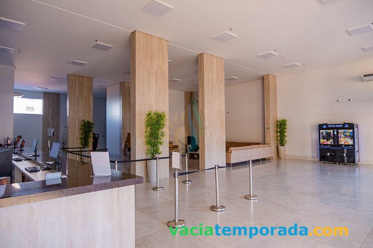 Spazzio diRoma Apto 424 c Varanda e Acesso Acqua Park