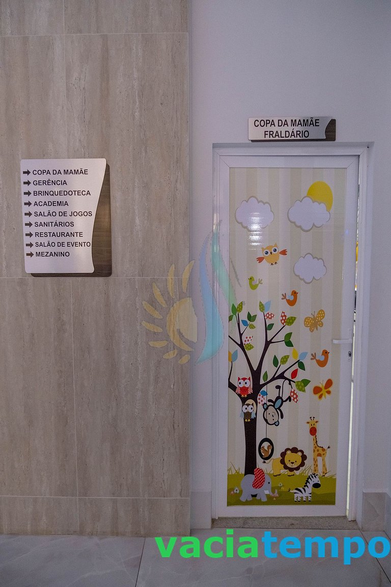 Spazzio diRoma Apto 424 c Varanda e Acesso Acqua Park