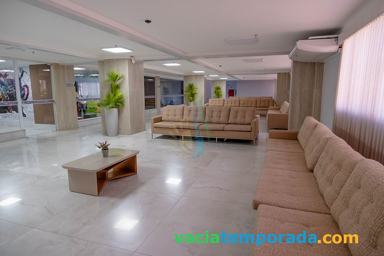 Spazzio diRoma Apto 424 c Varanda e Acesso Acqua Park