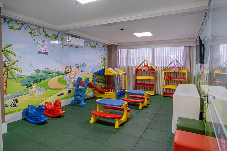 Spazzio diRoma Apto 424 c varanda e acesso ao Acqua Park