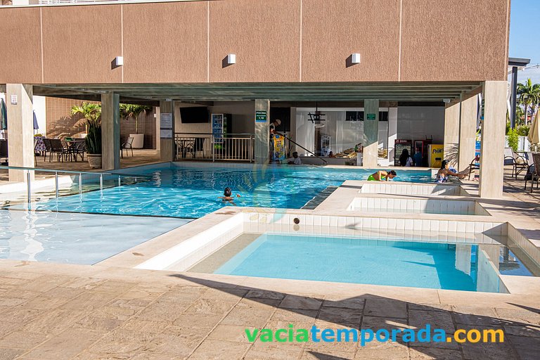 Spazzio diRoma Apto 424 c Varanda e Acesso Acqua Park