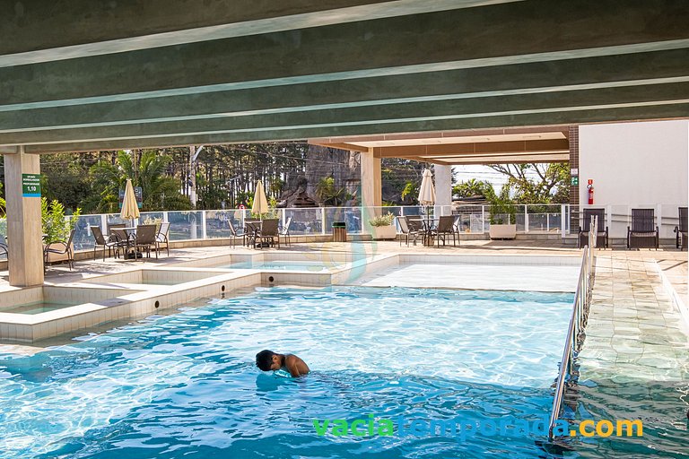 Spazzio diRoma Apto220 Vista para Piscina e acesso park diro