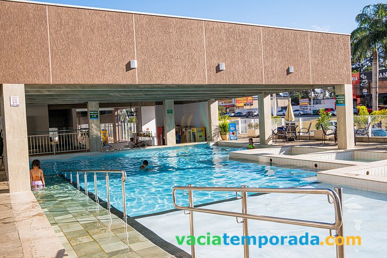 Spazzio diRoma Apto 424 c Varanda e Acesso Acqua Park