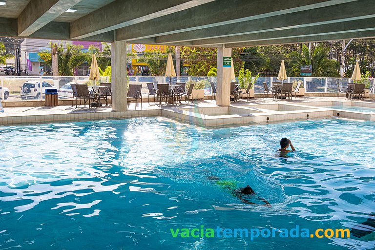 Spazzio diRoma Apto220 Vista para Piscina e acesso park diro