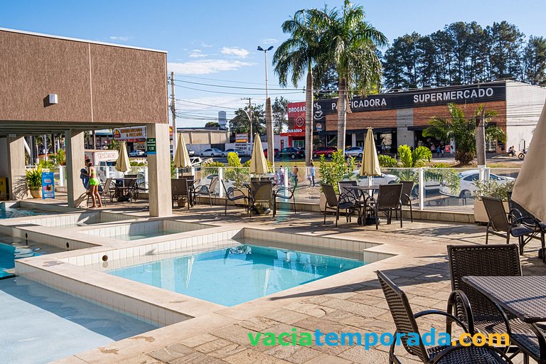 Spazzio diRoma Apto 424 c Varanda e Acesso Acqua Park