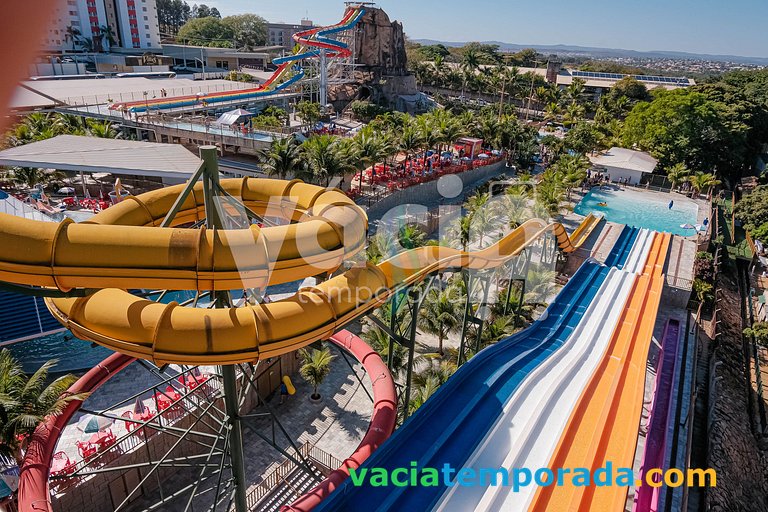 Spazzio diRoma Apto 424 c Varanda e Acesso Acqua Park