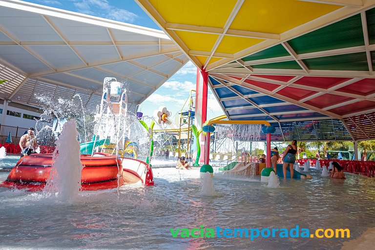 Spazzio diRoma Apto 424 c Varanda e Acesso Acqua Park