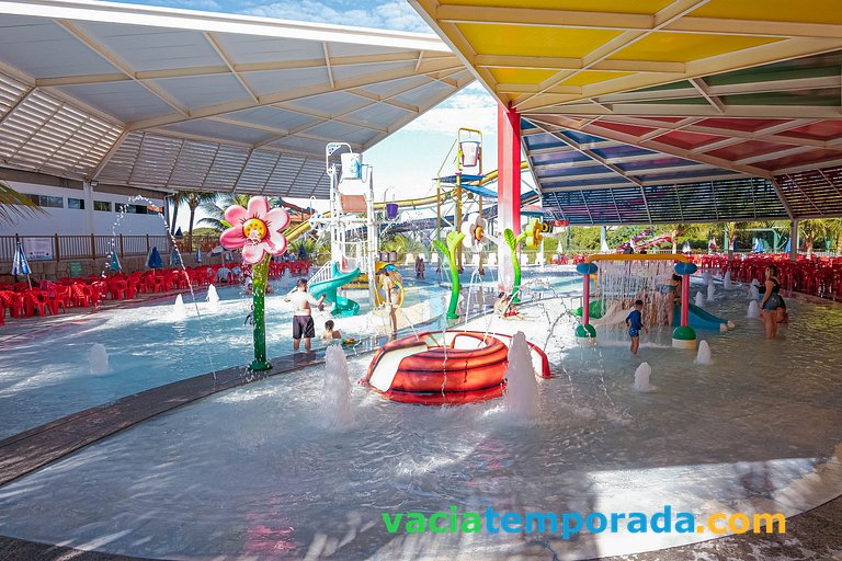 Spazzio diRoma Apto 424 c Varanda e Acesso Acqua Park