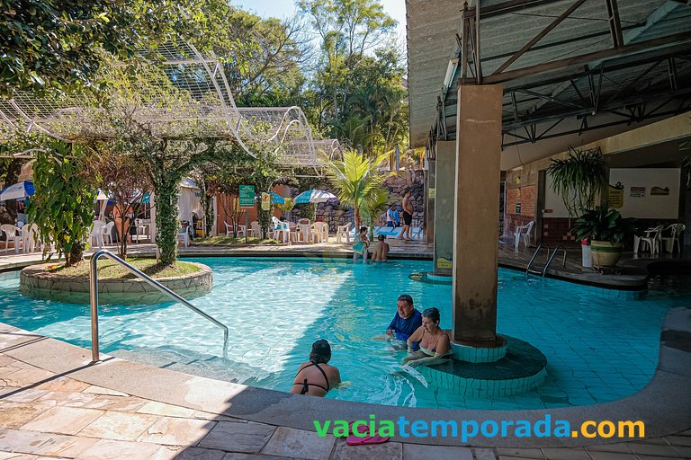 Spazzio diRoma Apto 424 c Varanda e Acesso Acqua Park