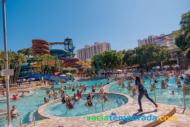Spazzio diRoma Apto 424 c Varanda e Acesso Acqua Park