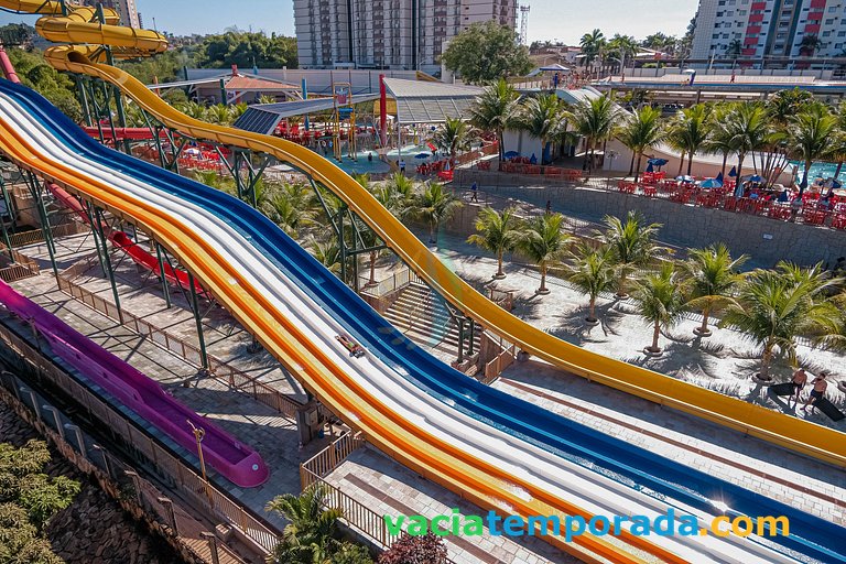 Spazzio diRoma Apto220 Vista para Piscina e acesso park diro