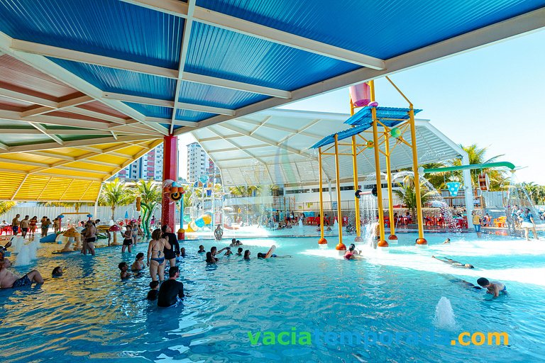 Spazzio diRoma Apto 424 c Varanda e Acesso Acqua Park